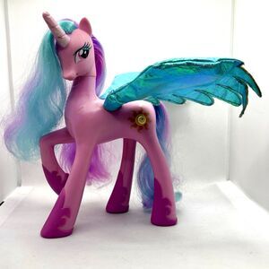 My Little Pony G4 Princess Celestia 2010 Hasbro Sound and Wings Light Up Works
